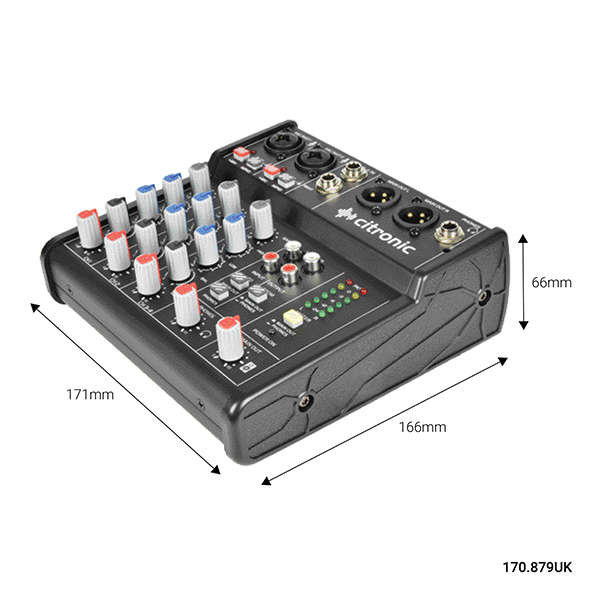 CITRONIC - QTX - U-PAD COMPACT MUSIC MIXER USB INTERFACE