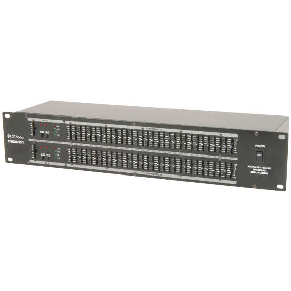 CITRONIC - CEQ231 DUAL 31-BAND GRAPHIC EQ