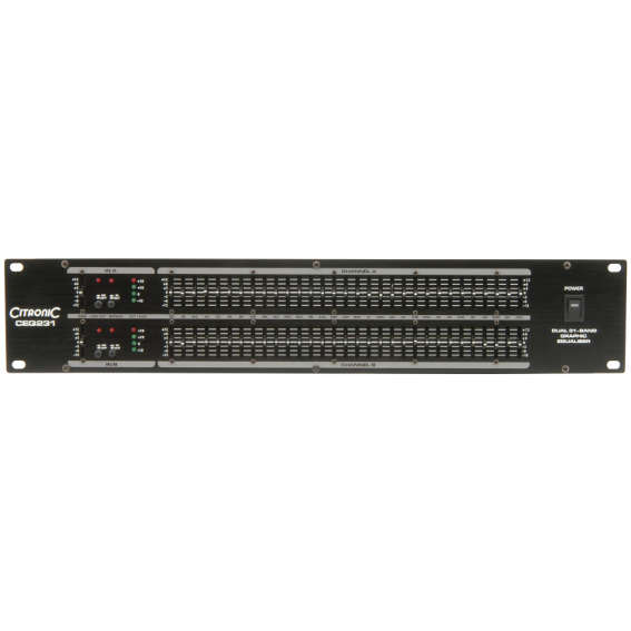 CITRONIC - CEQ231 DUAL 31-BAND GRAPHIC EQ