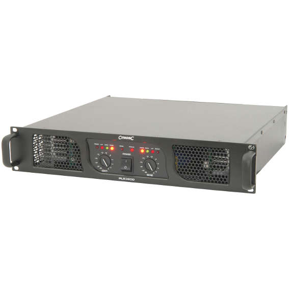 CITRONIC PLX3600 2U POWER AMPLIFIER 2X 1800W