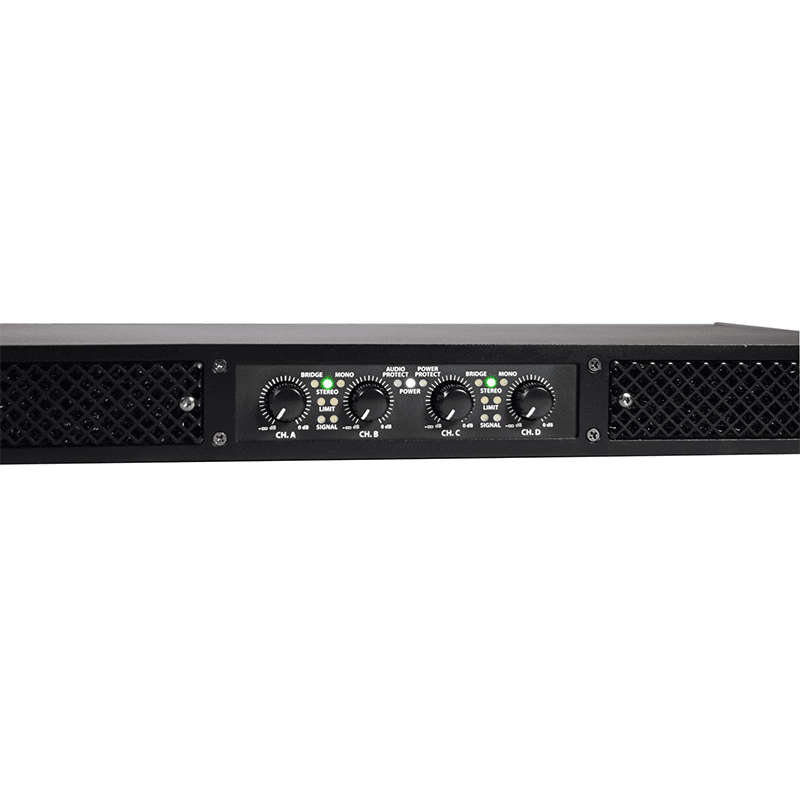 CITRONIC - D4350 1U 19in DIGITAL QUAD AMPLIFIER 4 x 350W