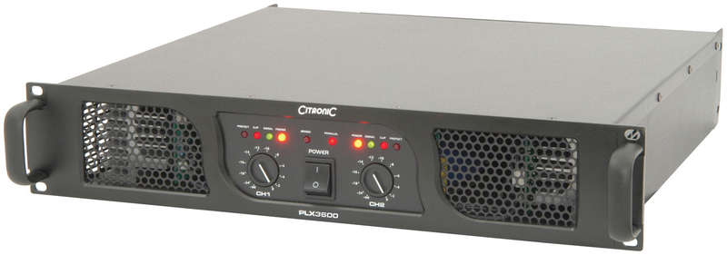 CITRONIC PLX3600 2U POWER AMPLIFIER 2X 1800W