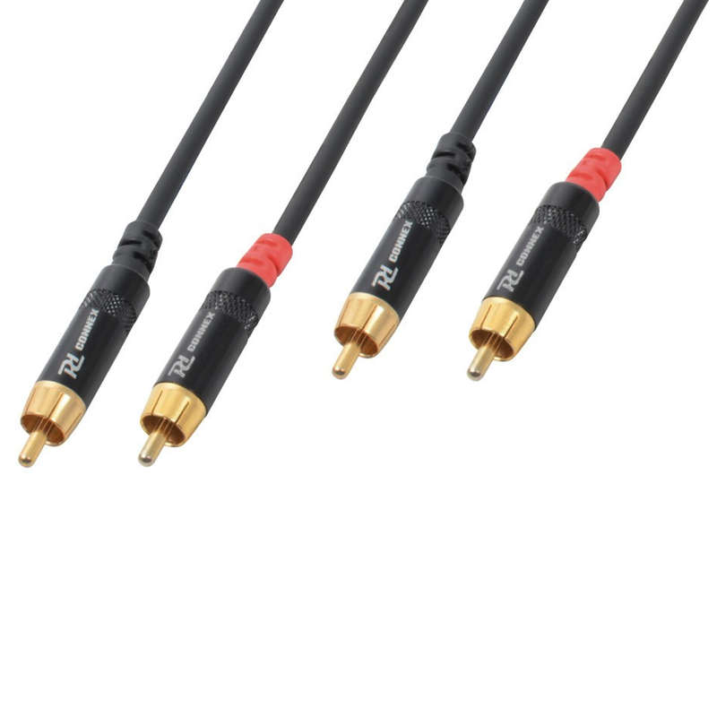 PDC CX94-12 SIGNAL LEAD 2X RCA MALE  - 2X RCA MALE 12M