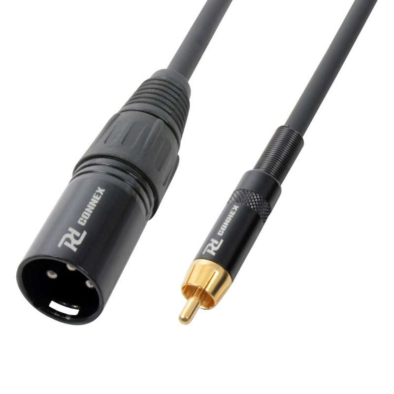 PDC CX52-8 SIGNAL LEAD XLR MALE  - RCA MALE 8M