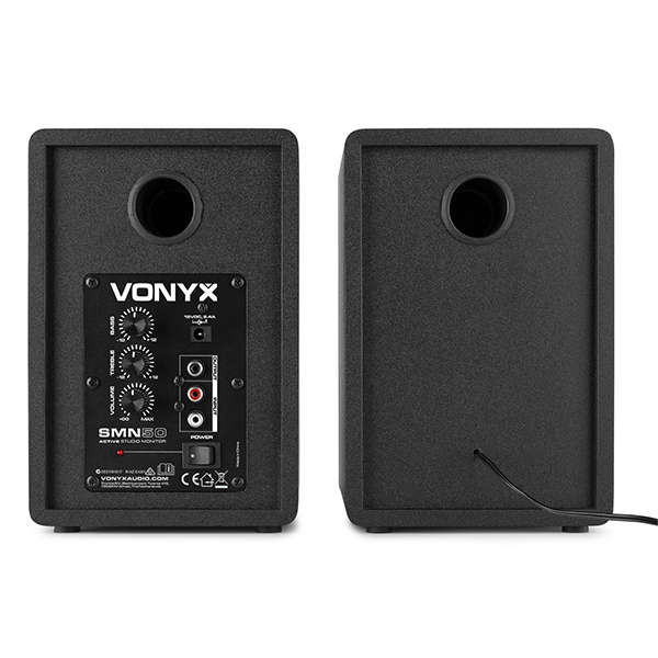 Vonyx - SMN50B ACTIVE STUDIO MONITOR 5IN PAIR