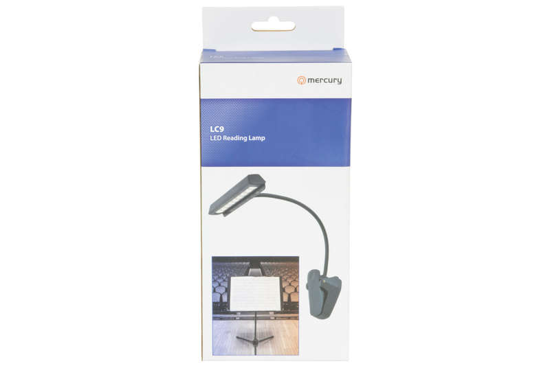 MERCURY - PORTABLE LED CLIP ON  READING LAMP