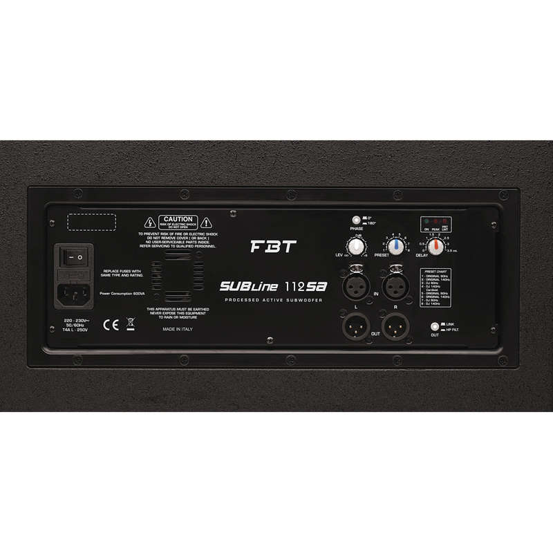 FBT - SUBLINE112SA ACTIVE SUB 12in 700W RMS