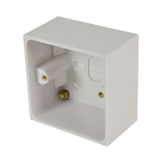 MERCURY - SINGLE SURFACE BACK BOXES 86mm x 86mm x 50mm