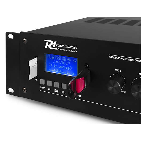 PDM PRM120 100V MIXER AMPLIFIER 120W USB/SD/BT 6 ZONE
