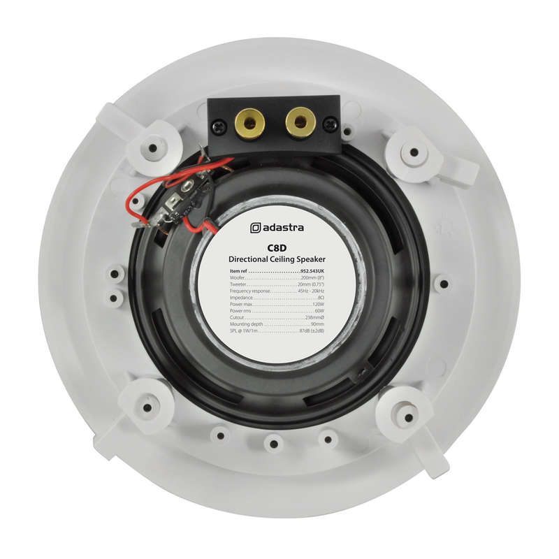 ADASTRA - C8D CEILING SPEAKER WITH DIRECTIONAL TWEETER