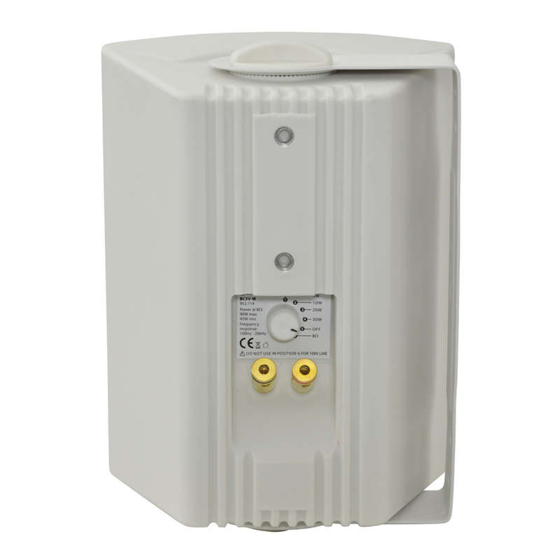 ADASTRA BC5V-W PASSIVE WALL MOUNT SPEAKER 5.25IN WHITE 45W 100V