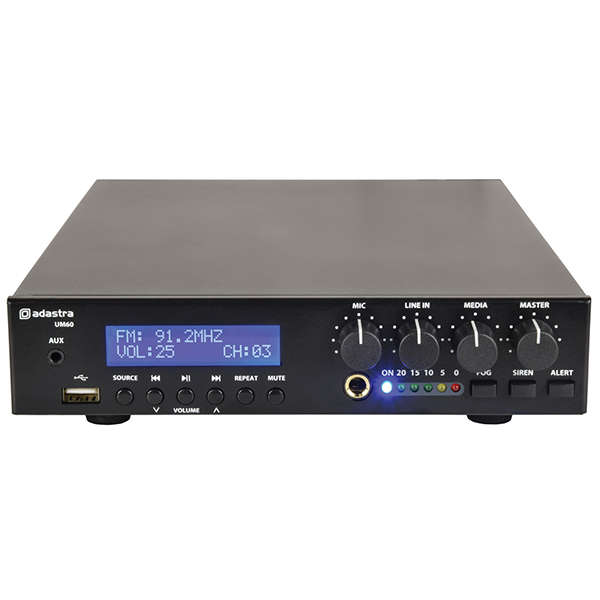 ADASTRA  UM60 COMPACT 100V MIXER-AMP