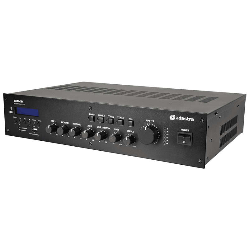Adastra - RM60D MIXER-AMPLIFIER USB/BT/FM/DAB+ 100V 60W
