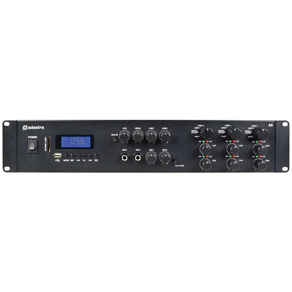 Adastra - A6 TRI STEREO MULTI ZONE AMPLFIER