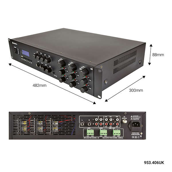 Adastra - A6 TRI STEREO MULTI ZONE AMPLFIER