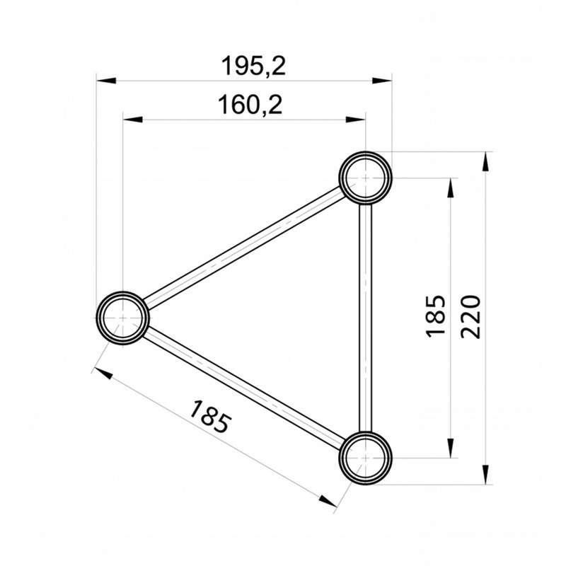 ALUSTAGE TRIO 230 TRUSS 2M