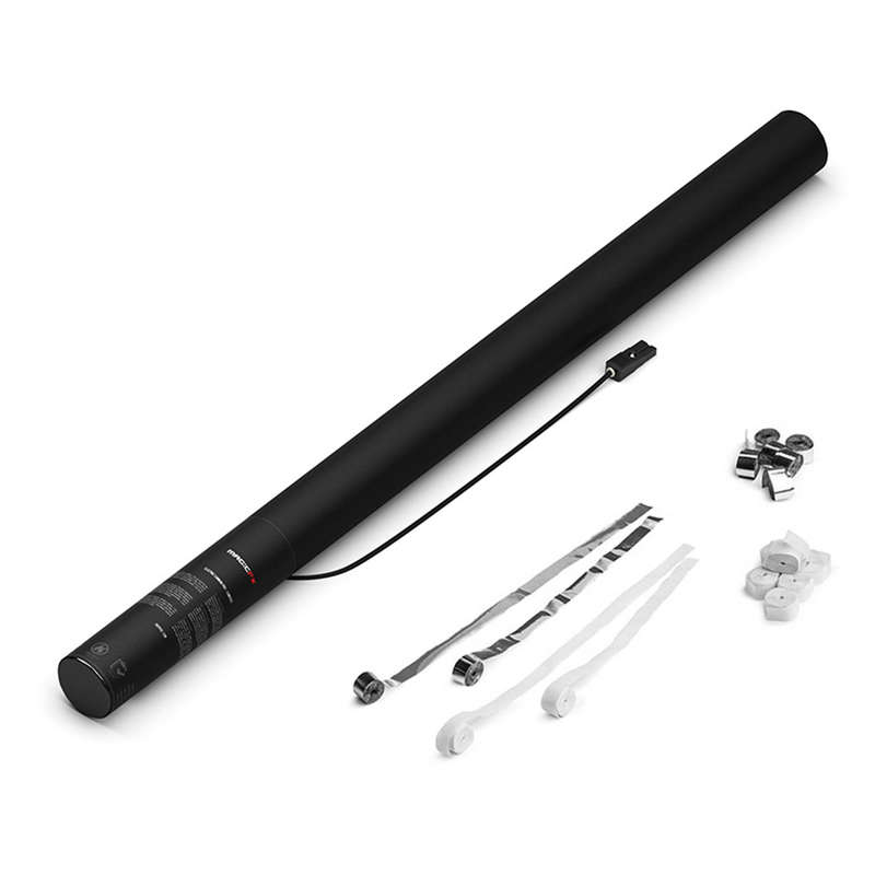 Magic fx - WHITE + SILVER ELECTRIC CANNON PRO - STREAMERS