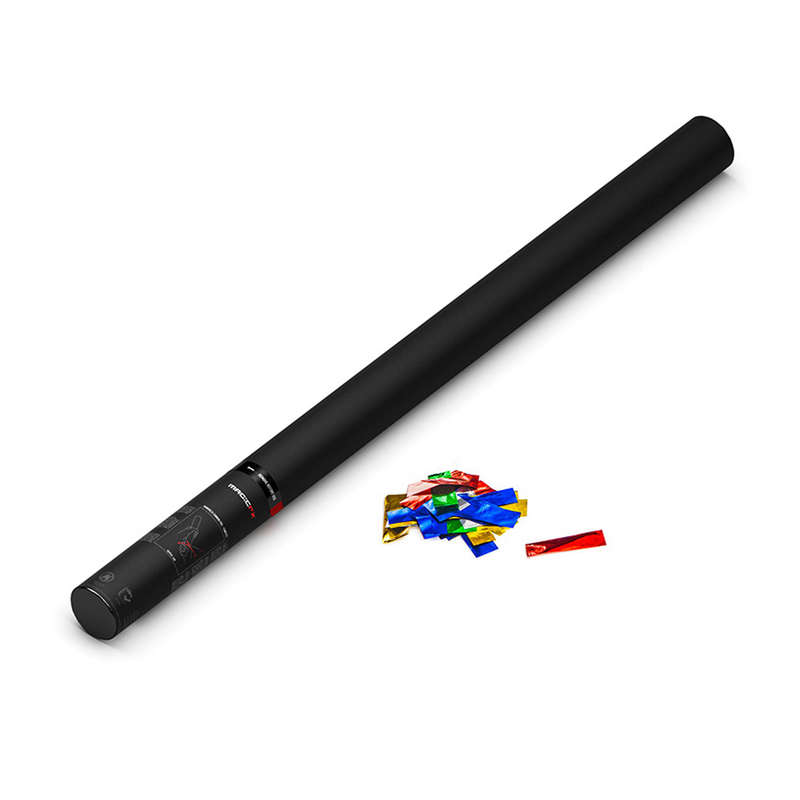 Magic FX - MULTICOLOUR METALLIC HANDHELD CANNON PRO - CONFETTI