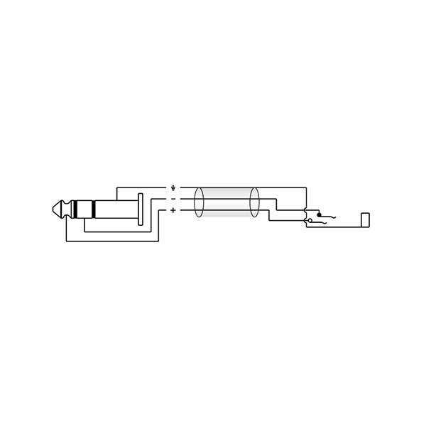 Roxtone - 3M SAMURAI SERIES SIGNAL LEAD 6.3 M ST  6.3 F ST SOCKET
