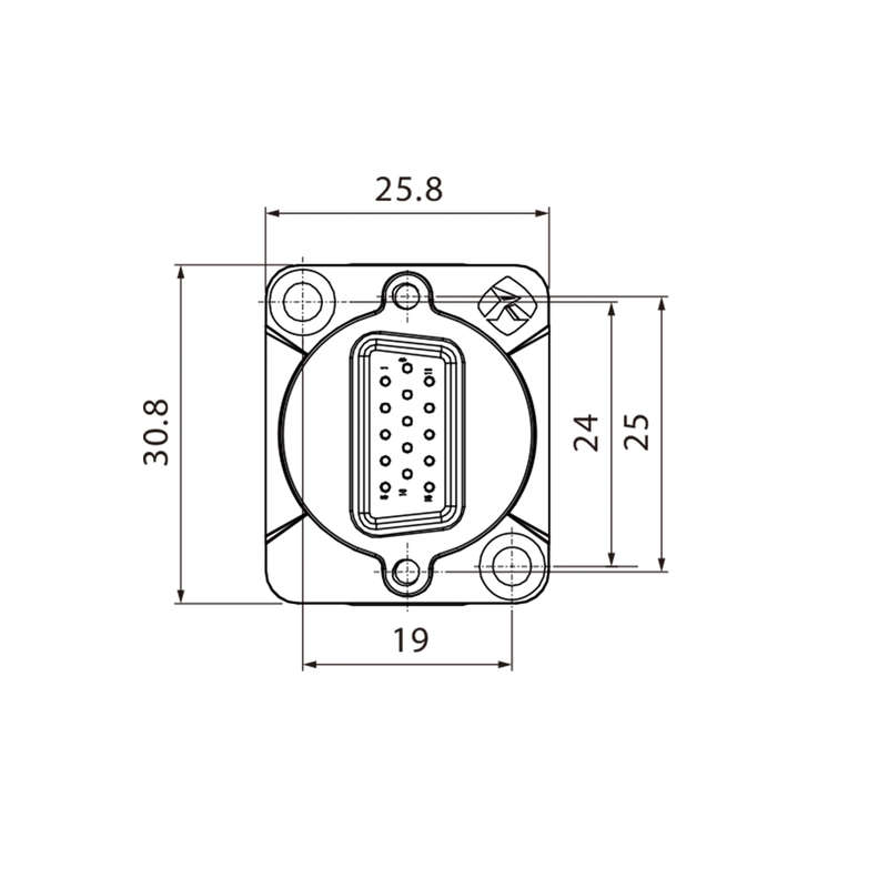 ROXTONE CONNECTOR VGA FEMALE CHASSIS MOUNT
