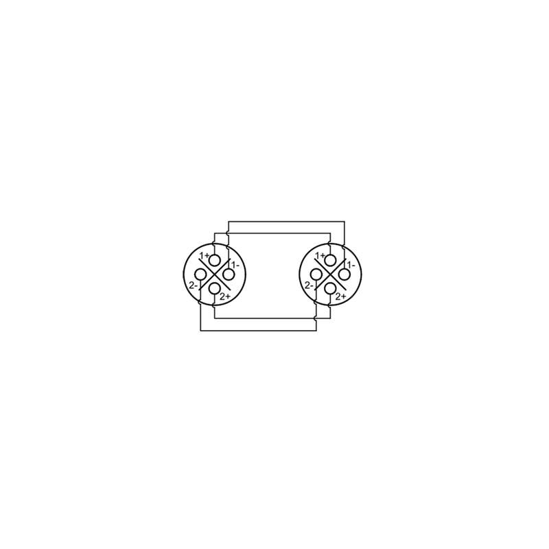 ROXTONE ADAPTOR SPEAKON FEMALE TO SPEAKON FEMALE 4 POLE
