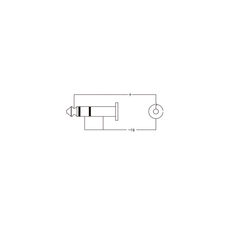 ROXTONE ADAPTOR 6.3mm MONO MALE TO RCA FEMALE