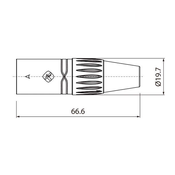 ROXTONE CONNECTOR XLR INLINE MALE