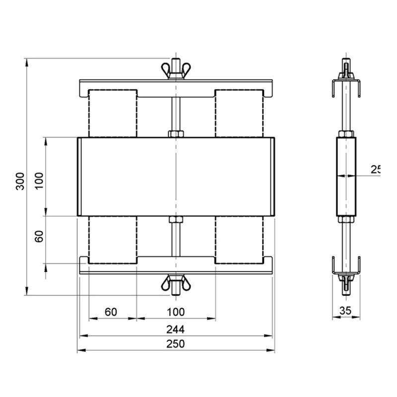 ALUSTAGE 4-WAY LEG CLAMP FOR SCA-07