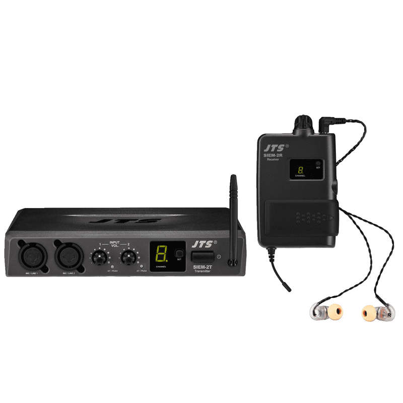 JTS SIEM-2T/SIEM2R+IE-1 IN-EAR MONITORING SYSTEM UHF 518-542MHz