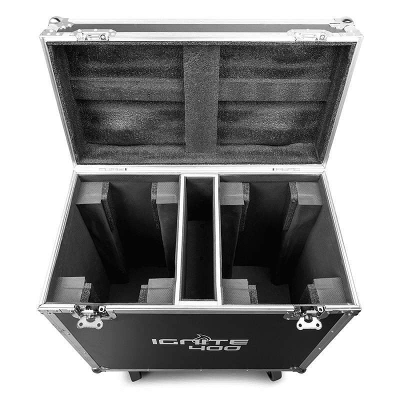 BEAMZPRO IGNITE400 LED MOVING HEAD BEAM-SPOT-WASH 1x 400W [2 IN A FLIGHTCASE]