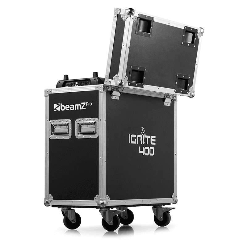 BEAMZPRO IGNITE400 LED MOVING HEAD BEAM-SPOT-WASH 1x 400W [2 IN A FLIGHTCASE]