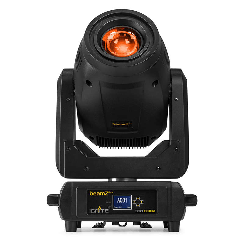 BEAMZPRO IGNITE300A LED MOVING HEAD BEAM-SPOT-WASH 1x 300W WITH ANIMATION