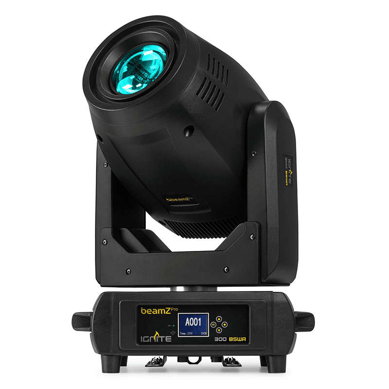 BEAMZPRO IGNITE300A LED MOVING HEAD BEAM-SPOT-WASH 1x 300W WITH ANIMATION