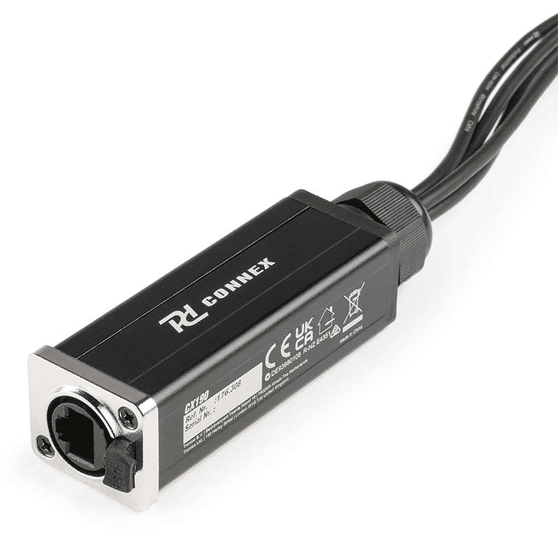 PDC CX190 SIGNAL LEAD RJ45  - 4X XLR MALE 3M