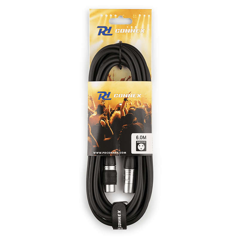 PDC CX104-6 DMX LEAD XLR MALE  - XLR FEMALE 6M