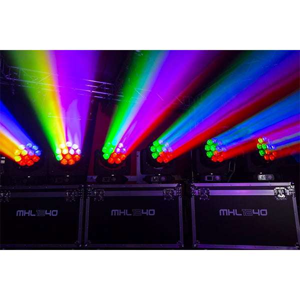 BEAMZPRO MHL1240 LED MOVING HEAD ZOOM 12x 40W RGBW [2 IN A FLIGHTCASE]