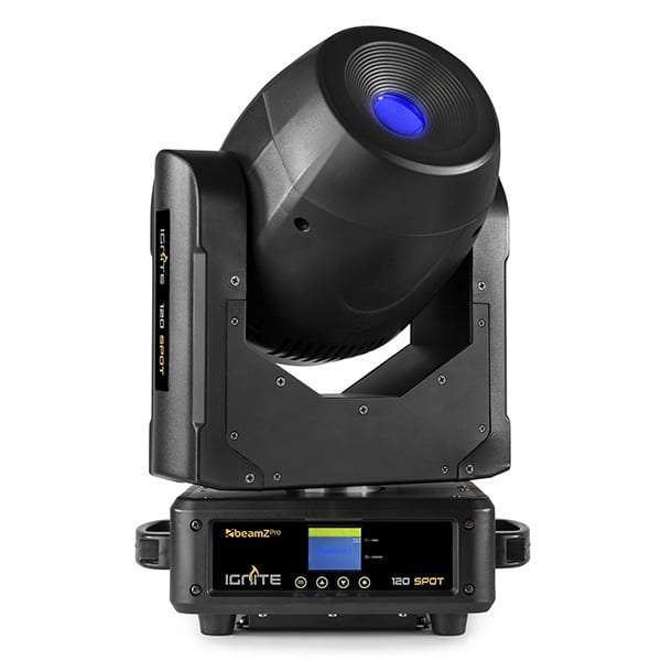 BEAMZPRO IGNITE120 LED MOVING HEAD SPOT 1x 120W [2 IN A FLIGHTCASE]