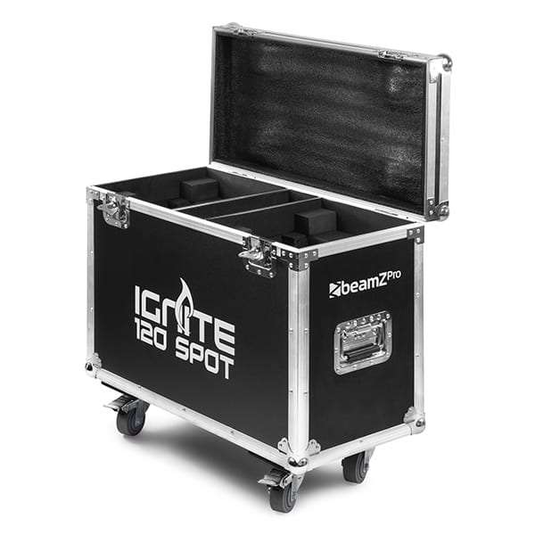 BEAMZPRO IGNITE120 LED MOVING HEAD SPOT 1x 120W [2 IN A FLIGHTCASE]