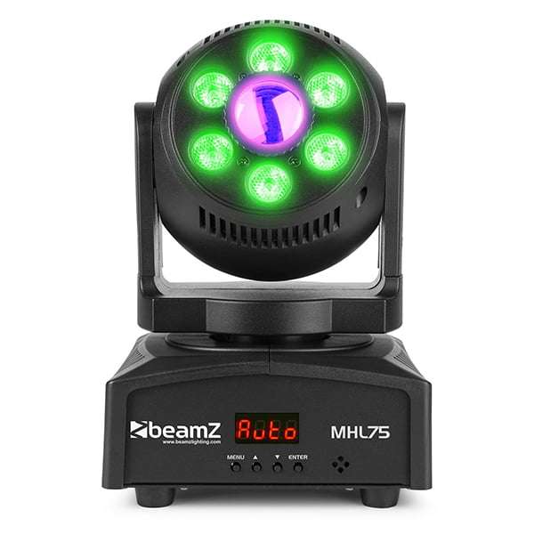 BEAMZ MHL75 LED MOVING HEAD SPOT 1x 30W WASH 6x 8W RGBW