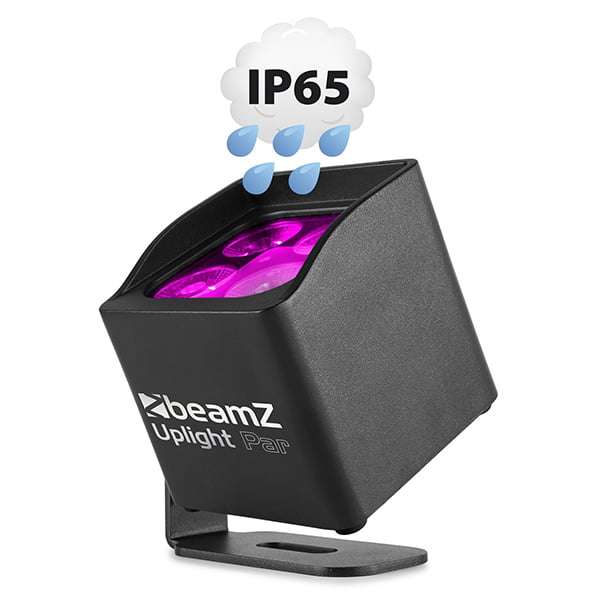 BEAMZ BBP44 LED BATTERY UPLIGHT PAR IP65 4x 4W RGBW