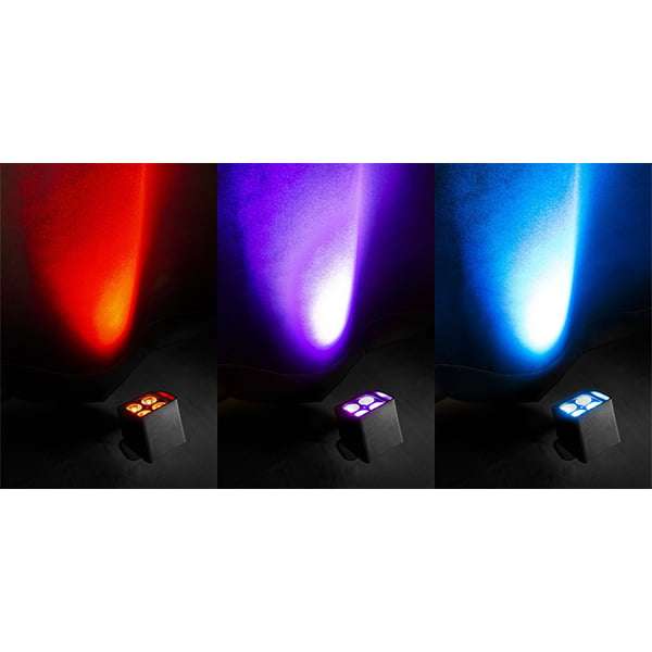 BEAMZ BBP44 LED BATTERY UPLIGHT PAR IP65 4x 4W RGBW