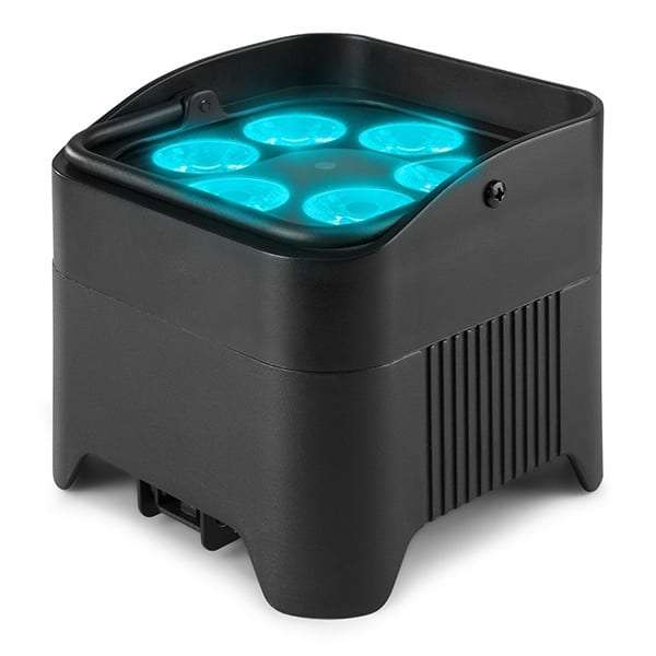 BEAMZ BBP96S LED BATTERY UPLIGHT PAR IP20 6x 12W RGBAWUV