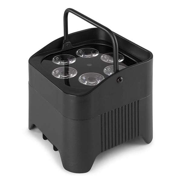 BEAMZ BBP96S LED BATTERY UPLIGHT PAR IP20 6x 12W RGBAWUV