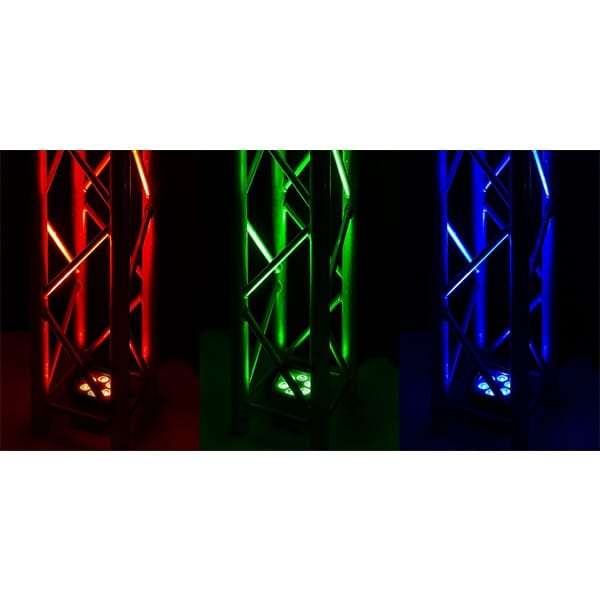 BEAMZ BBP96S LED BATTERY UPLIGHT PAR IP20 6x 12W RGBAWUV