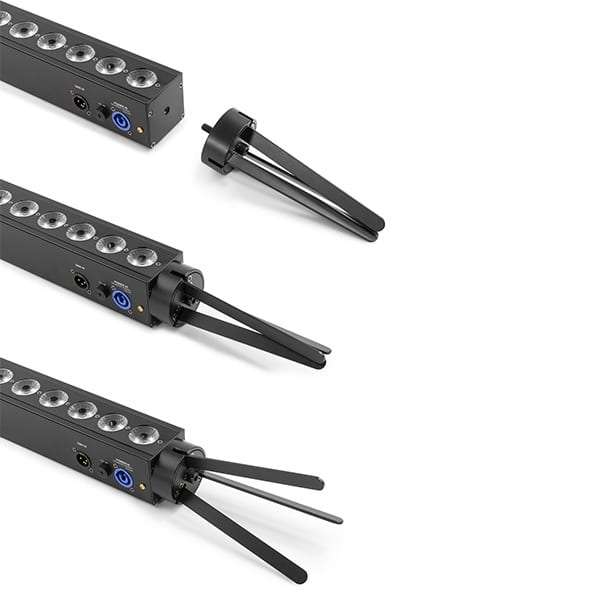 BEAMZ BBB243 LED BATTERY BAR IP20 24x 3W RGB