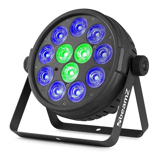 BEAMZ BT400 LED FLAT PAR IP20 12x 10W RGBW