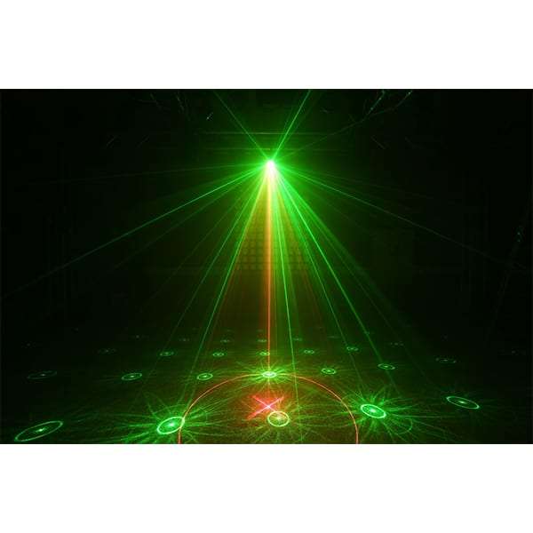 BEAMZ SURTUR II LASER DOUBLE RG GOBO BLUE LED 3W