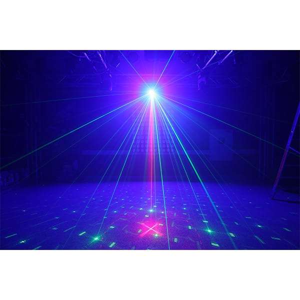 BEAMZ SURTUR II LASER DOUBLE RG GOBO BLUE LED 3W