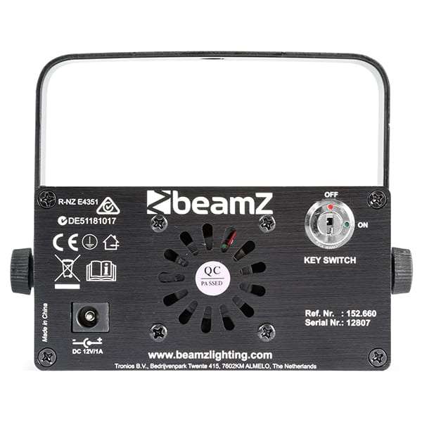 BEAMZ BIANCA LASER DOUBLE RGB GOBO