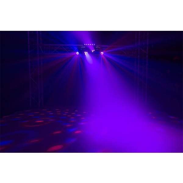 BEAMZ PARTYBAR10 SET 2x JELLY MOON, 2x PAR AND UV/STROBE RGBWUV